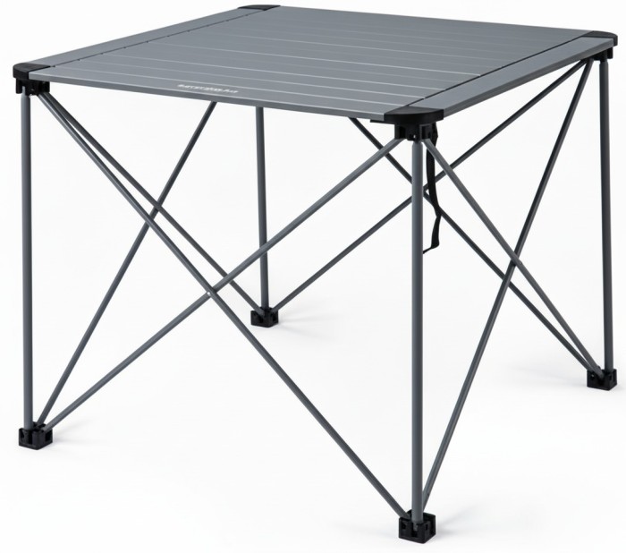 Стіл складаний Naturehike CNK2450JJ013, M, алюміній, сірий
