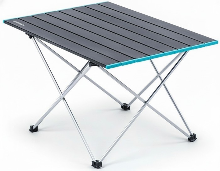 Стол складной Naturehike NH19Z008-Z, алюминий, размер L, серый