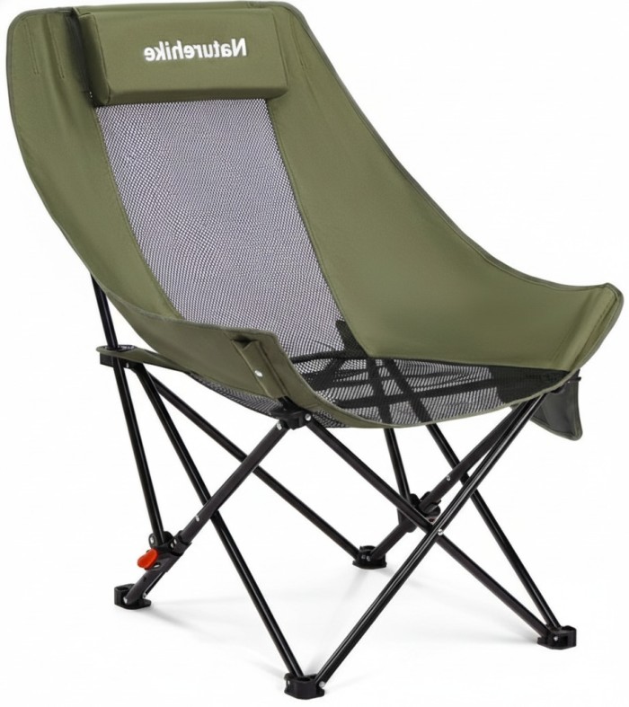 Стул складной Naturehike Sea Star 002 CNK2550JJ019, углеродистая сталь, олива