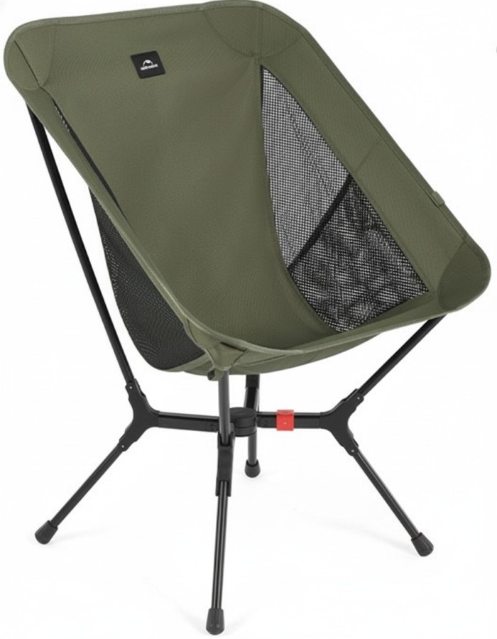 Стул складной ультралёгкий Naturehike CNK2550JJ013 Yamami YL01, размер М, алюминий, оливковый