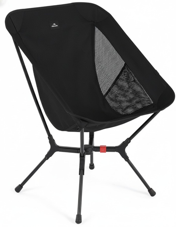 Стул складной ультралёгкий Naturehike CNK2550JJ013 Yamami YL01, размер М, алюминий, чорный