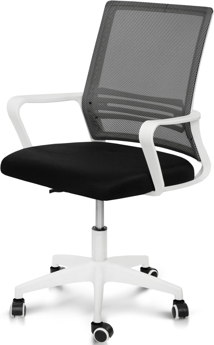 Крісло комп'ютерне МІКС-Меблі ВЕБ OFFICE Чорний+Білий