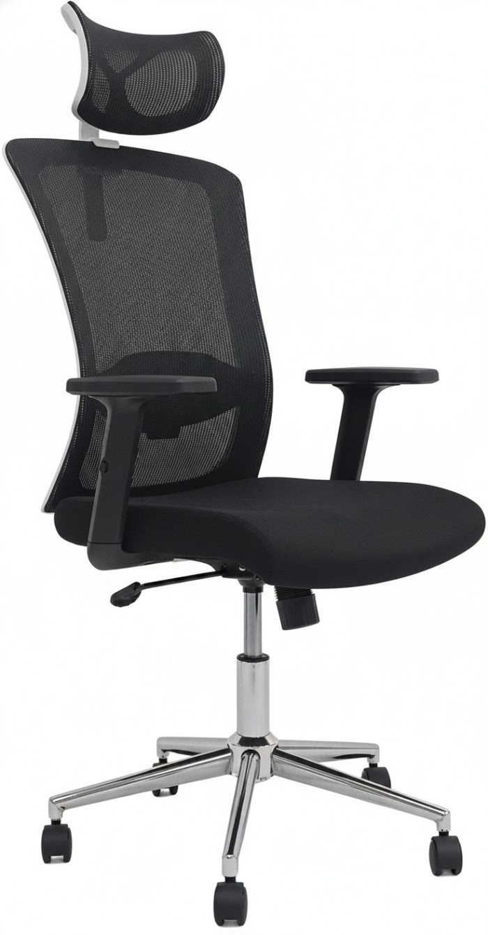 Кресло Barsky Mesh White/Black BM-04