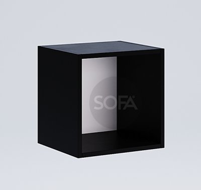 Полка Миромарк BOX 10 Черный глянец