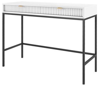 Стол туалетный PERFECT HOME Nova T104 Белый / Черные ножки