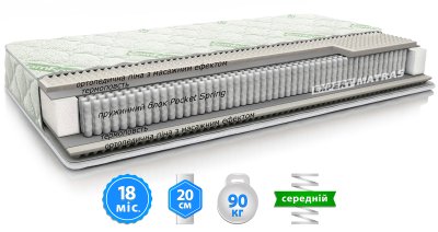 Матрац ComFort Lux / КомФорт Люкс Матрац ComFort Lux / КомФорт Люкс