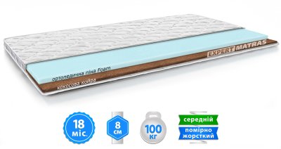 MMTech ТОППЕР - КОКОС 160х200 см MMTech ТОППЕР - КОКОС 160х200 см