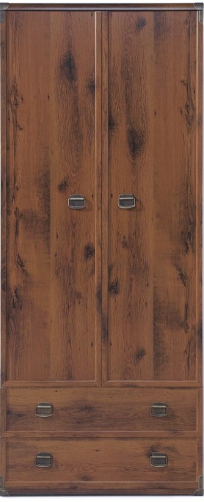 Шкаф платянной JSZF2D2S/80 BRW ИНДИАНА Дуб шутер
