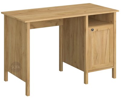 Стол письменный 1D/120 VMV KLARK Дуб крафт золотой
