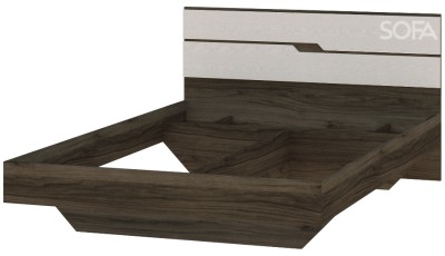 Кровать Світ Меблів МАРИЯ Дуб катания черный + Белое золото