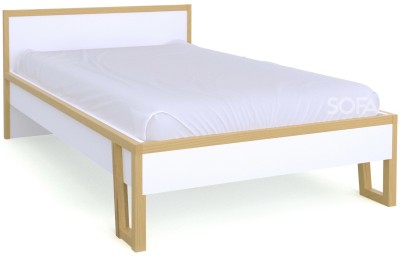Кровать VMV STEKA Белый + Дуб каменный