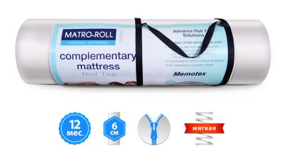 Матрац топер MEMOTEX / МЕМОТЕКС нескручений