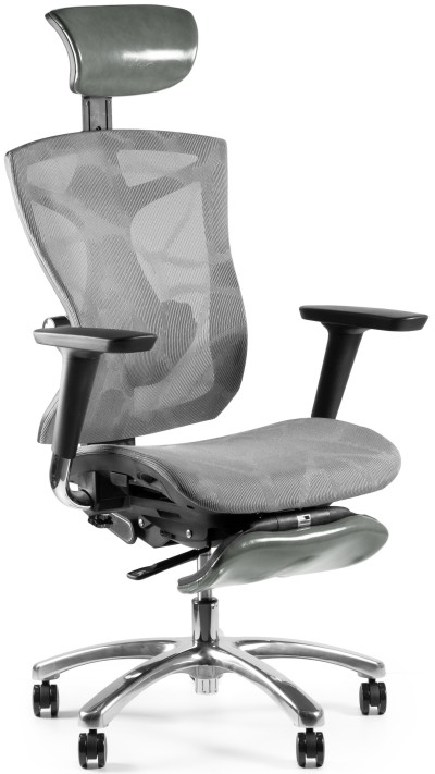 Крісло геймерське Barsky Game Mesh Grey GM-02