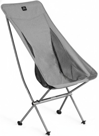 Стілець складаний ультралегкий Naturehike Stellaluna L04 CNK2450JJ015, розмір L, алюміній, сірий Стілець складаний ультралегкий Naturehike Stellaluna L04 CNK2450JJ015, розмір L, алюміній, сірий