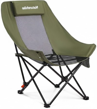 Стул складной Naturehike Sea Star 002 CNK2550JJ019, углеродистая сталь, олива