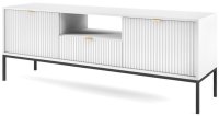 Тумба под телевизор PERFECT HOME Nova RTV154 Белый / Черные ножки