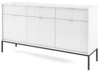 Комод PERFECT HOME Nova KSZ154 Белый / Черные ножки