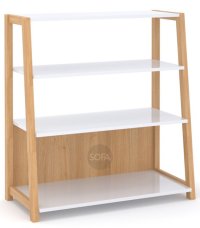 Стеллаж низкий VMV STEKA Белый + Дуб каменный