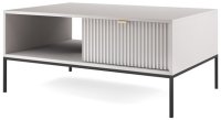 Стол журнальный PERFECT HOME Nova L104 Серый / Черные ножки