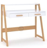Стол письменный 2S VMV STEKA Белый + Дуб каменный
