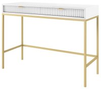 Стол туалетный PERFECT HOME Nova T104 Белый / Золотые ножки