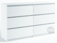 Комод 6Ш Миромарк АГНЕС Белый