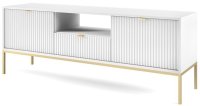 Тумба под телевизор PERFECT HOME Nova RTV154 Белый / Золотые ножки