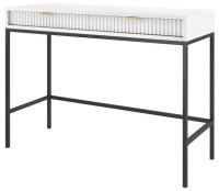 Стол туалетный PERFECT HOME Nova T104 Белый / Черные ножки