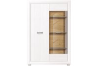 Витрина REG1W1D без подсветки BRW МАРКУС Джанни + дуб каменный