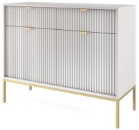 Комод PERFECT HOME Nova KSZ104 Серый / Золотые ножки