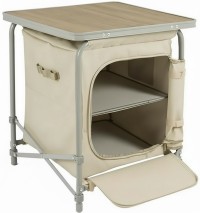 Стол складной с полками Naturehike CNH22JU031, бежевый
