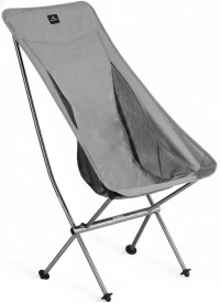 Стілець складаний ультралегкий Naturehike Stellaluna L04 CNK2450JJ015, розмір L, алюміній, сірий